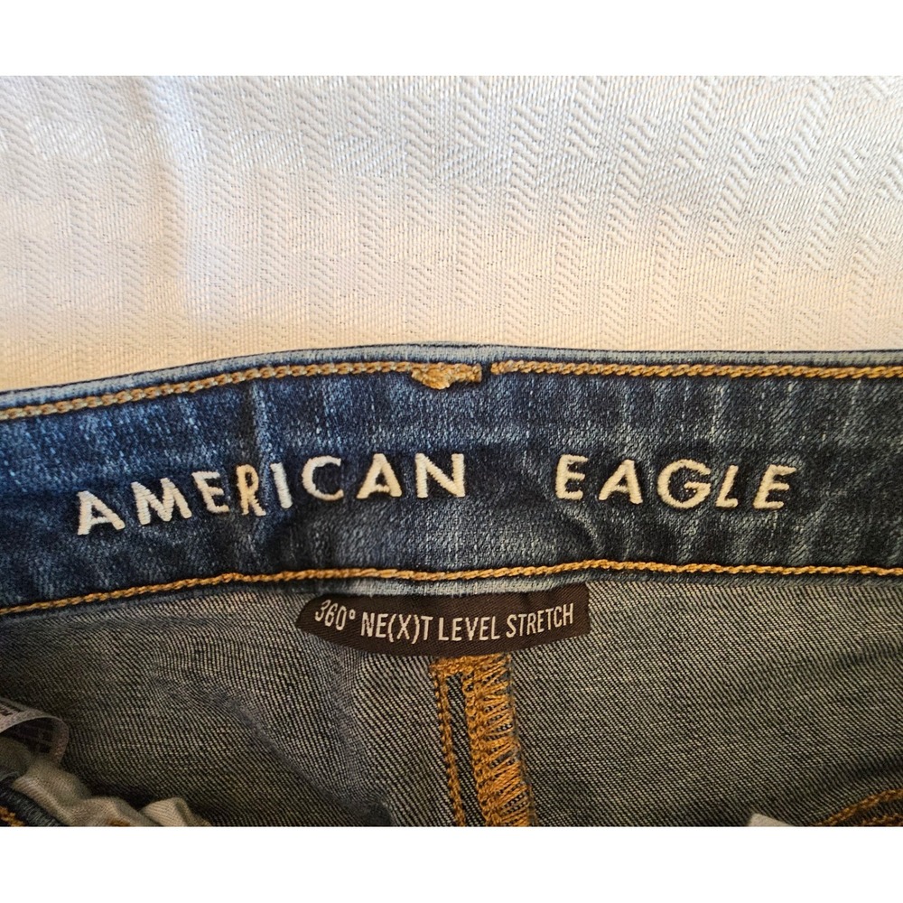 American‎ Eagle Highest Rise Jegging Womens 6 Dark Wash 360 Next Level Stretch - Picture 2 of 8